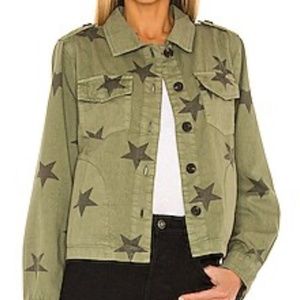 BLANKNYC Button Down Shirt Jacket Counting Stars Green XS NWT